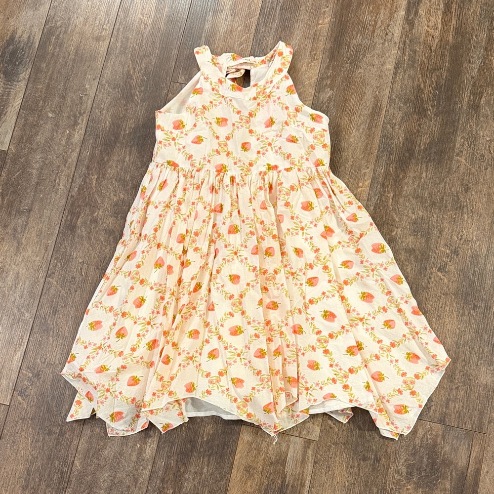 Isaac Mizrahi Kids Floral Dress in Pink and White